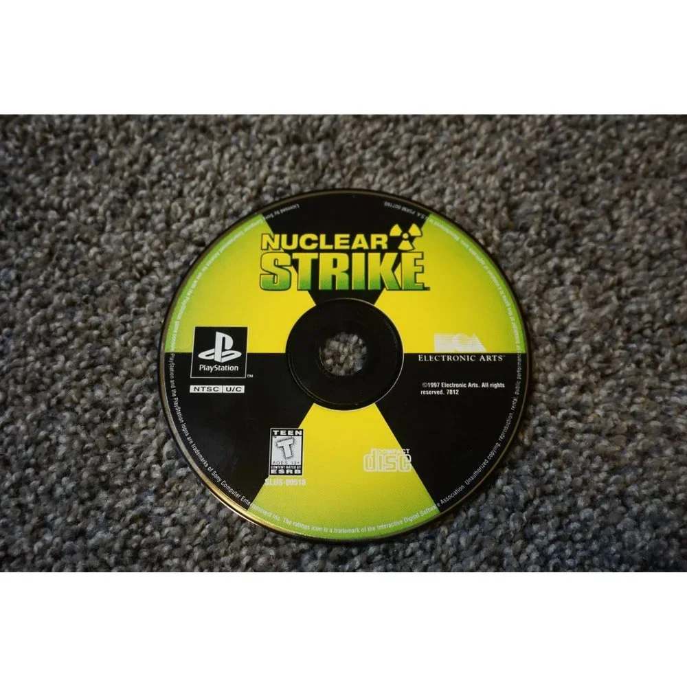 Nuclear Strike Sony PlayStation 1 PS1 1997 Black Label CIB Complete - Picture 6 of 7